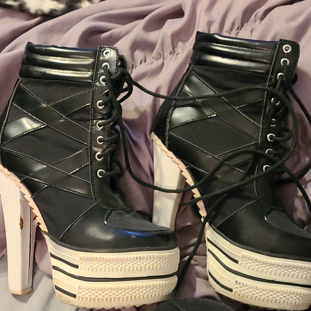 Platform booties